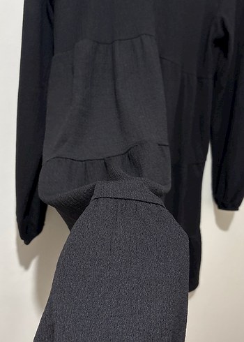 Siyah Kadın Uzun Kollu Triko Elbise - Görsel 5