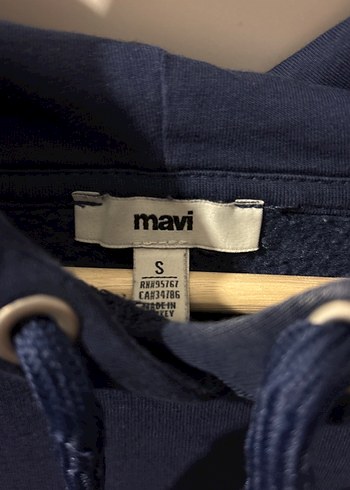 Mavi Kadın Kapüşonlu Sweatshirt - Görsel 2