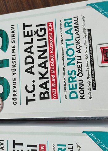  Adalet Bakanlığı Yazı İşleri Müdürlüğü Kitap Seti