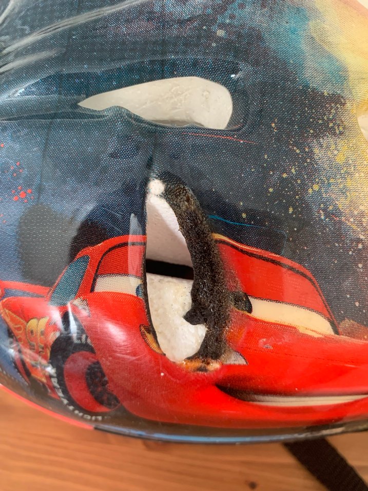 Renkli Disney Pixar Cars Biker Kask - Görsel 4