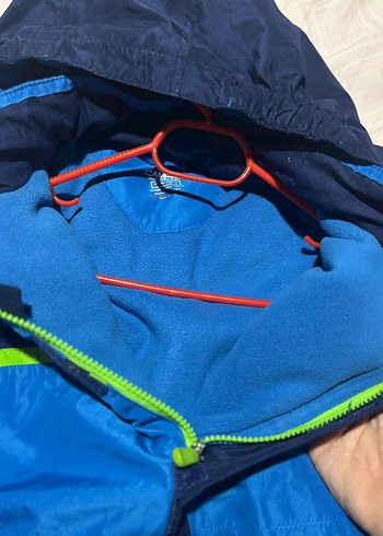 Fermuarlı Lacivert Mavi Bebek Kayak Tulumu - Görsel 11