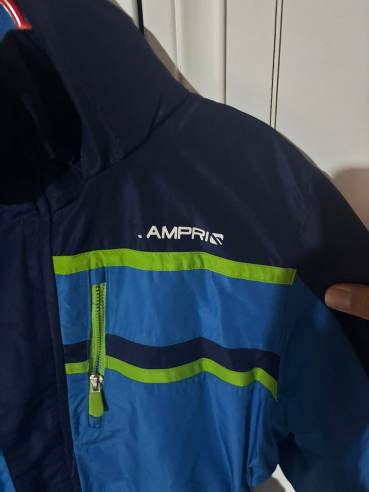 Fermuarlı Lacivert Mavi Bebek Kayak Tulumu - Görsel 4