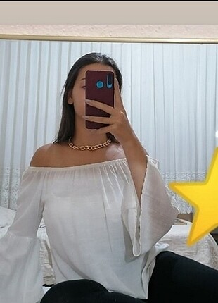 Beyaz bluz