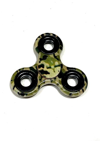 Kamuflaj Desenli Üçlü Spinner, stres çarkı