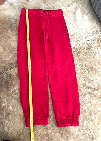 Kırmızı Rahat Kesim Eşofman Altı - Görsel 4