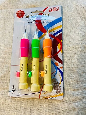 YABALI PUNCH İĞNESİ 3 lü SET