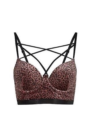 m Beden Penti leopar büstiyer bralet