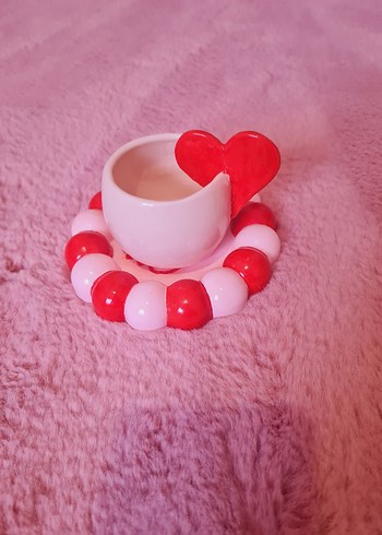 Kelebek bubble taki tabağı, altlik - Görsel 2