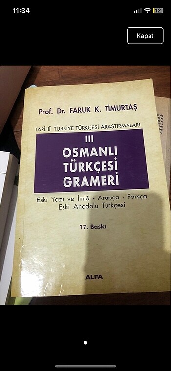 Osmanlı türkçesi grameri