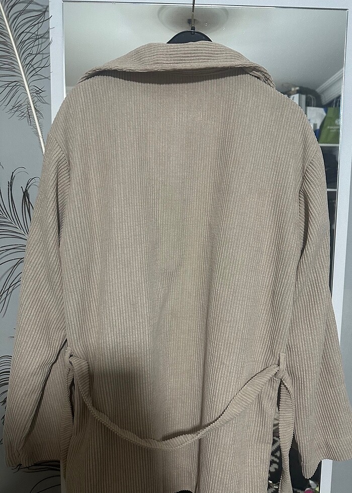 Gömlek tunik belden bağlamalı - Görsel 3