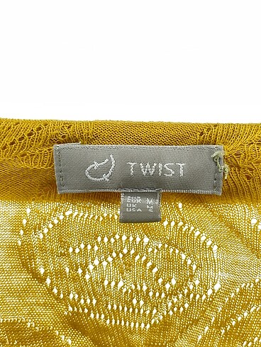 m Beden sarı Renk Twist Bluz %70 İndirimli.