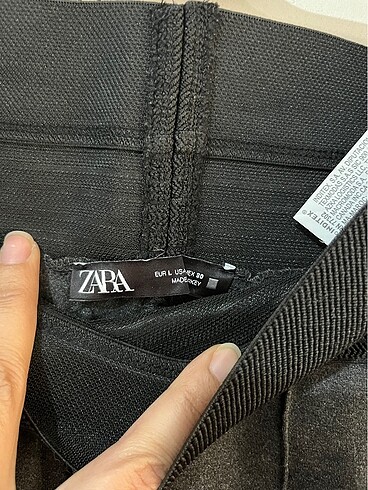 xl Beden gri Renk Zara pantolon