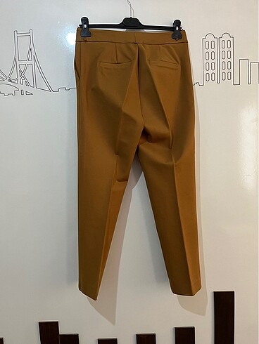 xl Beden Çok şık kalın kumaş kışlık pantolon