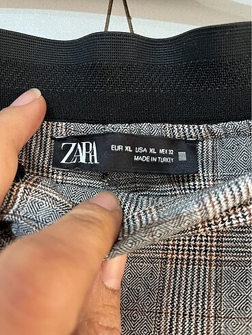 xl Beden kahverengi Renk Zara pantolon