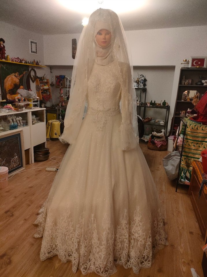 Tesettür gelinlik - Görsel 4