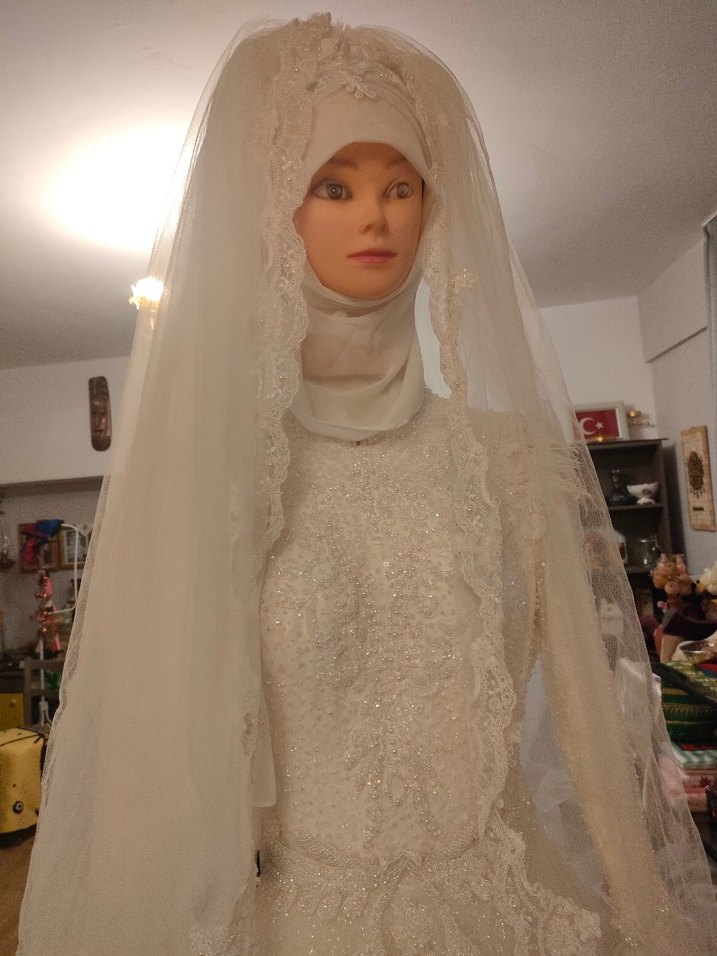 Tesettür gelinlik - Görsel 3