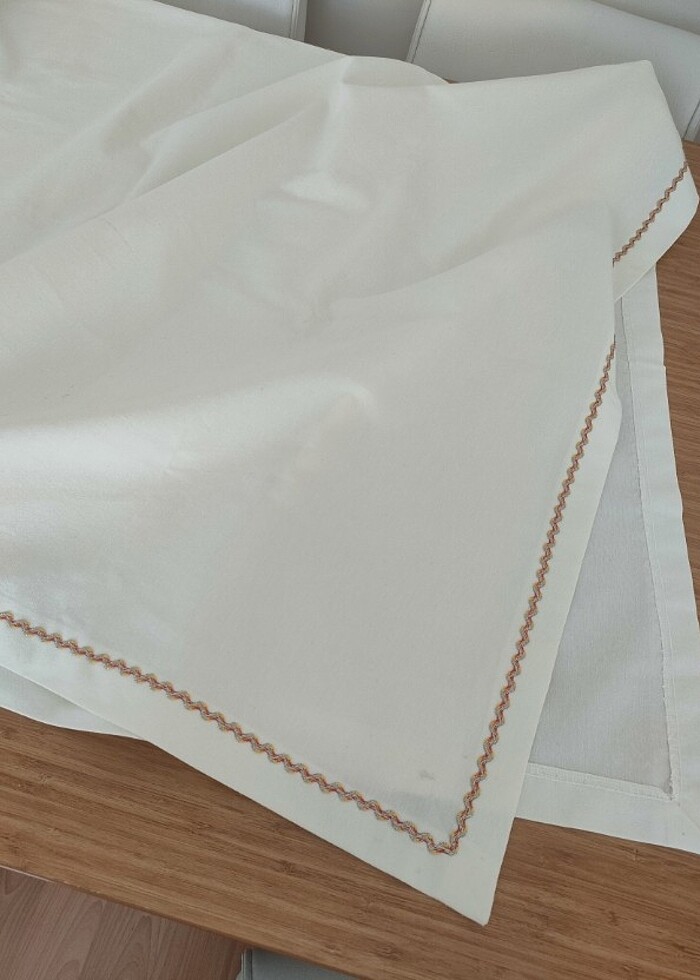 Keten masa örtüsü  - Görsel 2