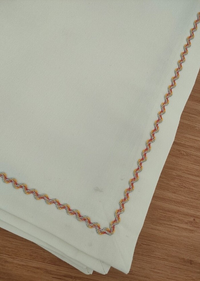 Keten masa örtüsü  - Görsel 4