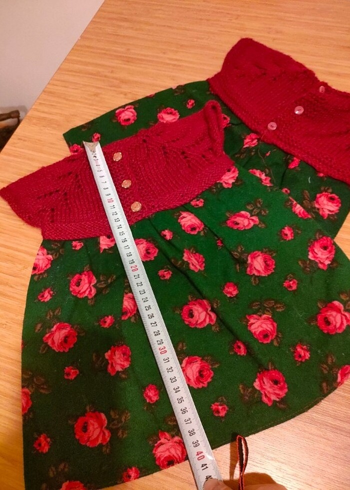 El yapımı iki bebek elbisesi  - Görsel 2