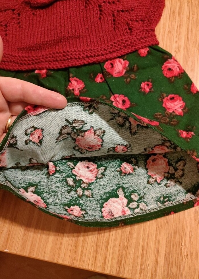 El yapımı iki bebek elbisesi  - Görsel 4