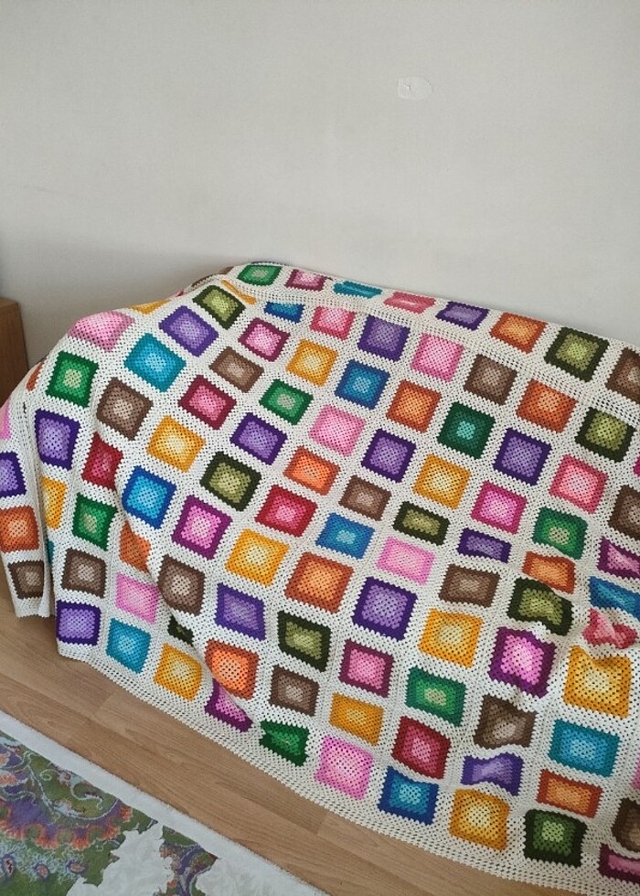 El örgüsü yatak örtüsü  - Görsel 4