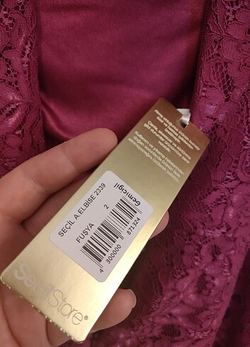 Etiketli abiye elbise  - Görsel 9