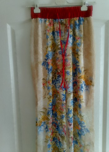 içi astarlı şifon pantolon - Görsel 2