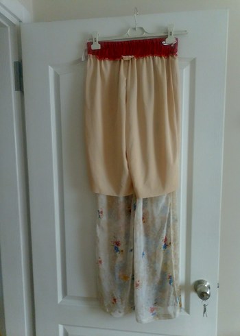 içi astarlı şifon pantolon - Görsel 6