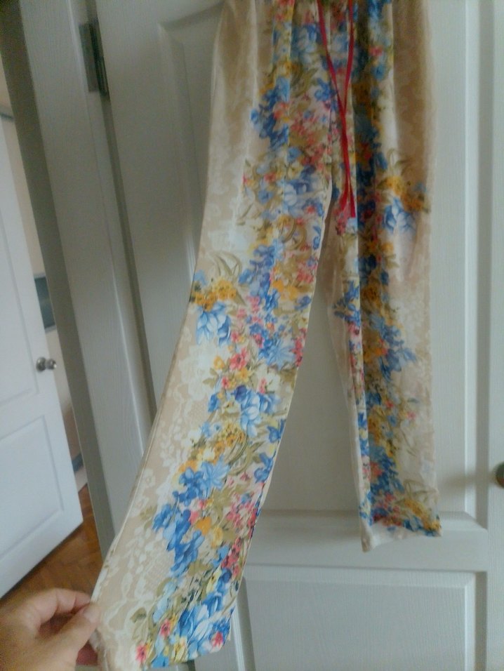 içi astarlı şifon pantolon - Görsel 4