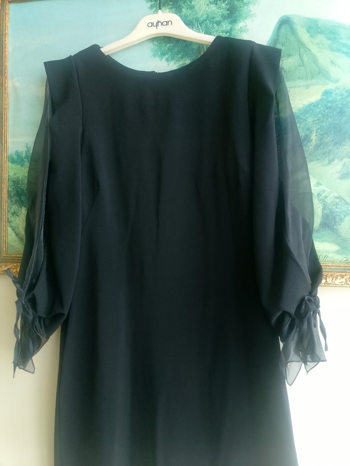 abiye tarzı klasik  elbise - Görsel 3