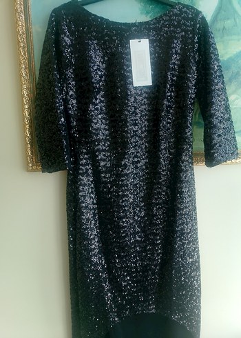 pullu abiye kuyruklu elbise - Görsel 2