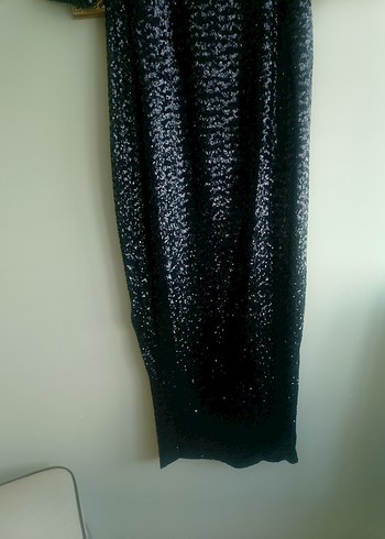 pullu abiye kuyruklu elbise - Görsel 4