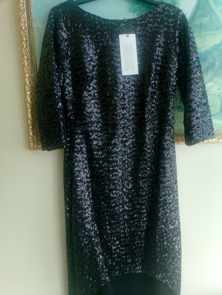 pullu abiye kuyruklu elbise - Görsel 2