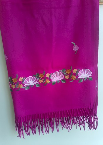 % 100 Wool bayan şal - Görsel 3