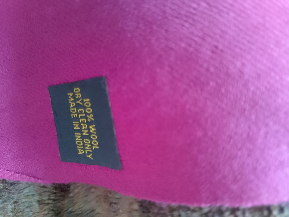 %  100  Wool bayan şal - Görsel 5