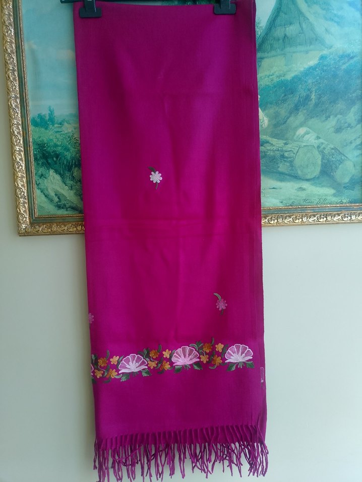 %  100  Wool bayan şal - Görsel 2