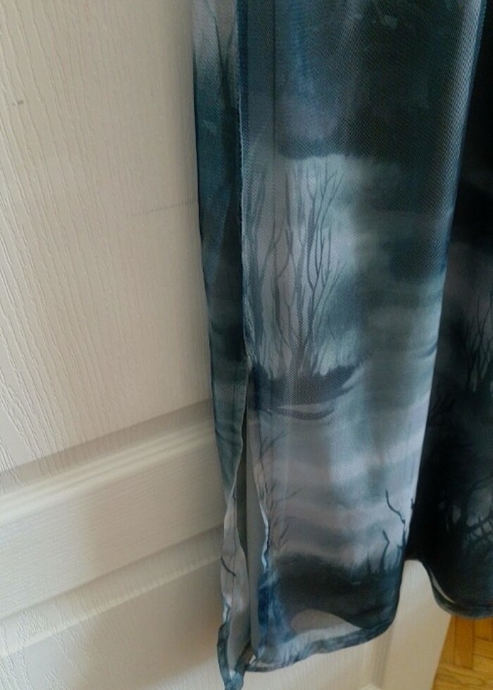 İçi astarlı kolsuz elbise - Görsel 3