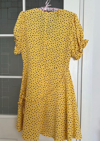 MangoSarı Puantiyeli Elbise - Görsel 2