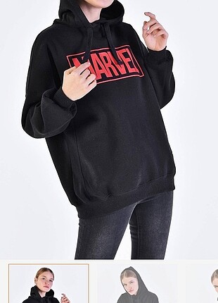 Addax siyah sweatshirt