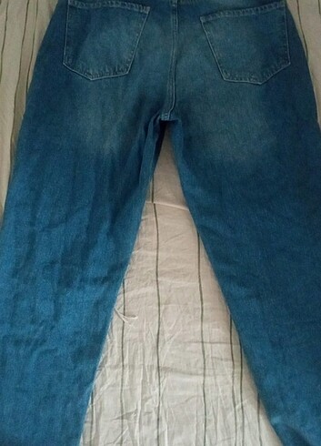 36 Beden mavi Renk KOTON MOM JEAN PANTOLON 