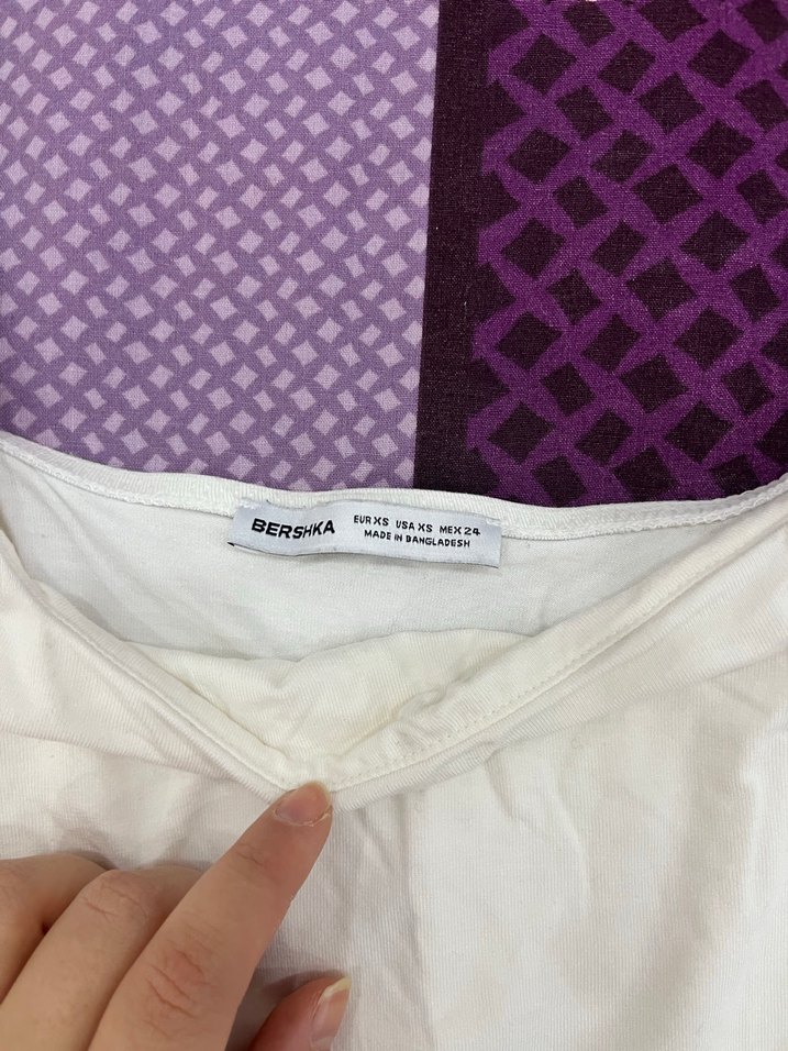 Beyaz Uzun Kollu Kadın Bluz - Görsel 2