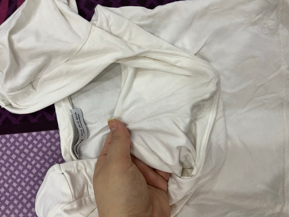 Beyaz Uzun Kollu Kadın Bluz - Görsel 3