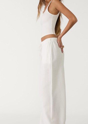 Stradivarius keten pantolon - Görsel 2