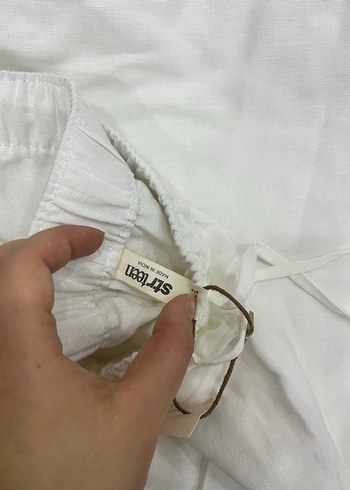 Stradivarius keten pantolon - Görsel 6