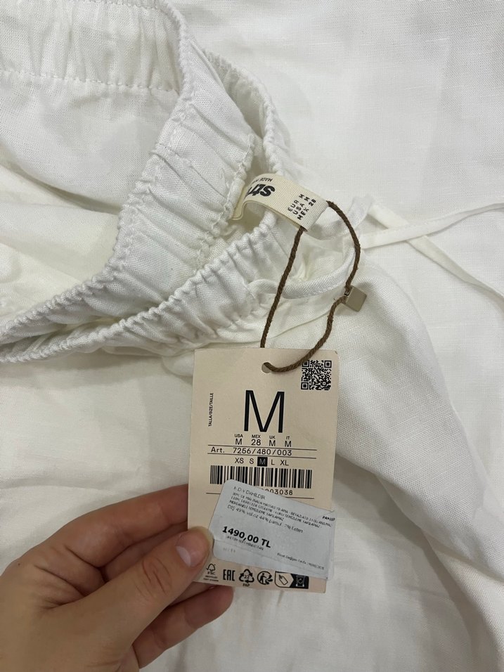 Stradivarius keten pantolon - Görsel 5