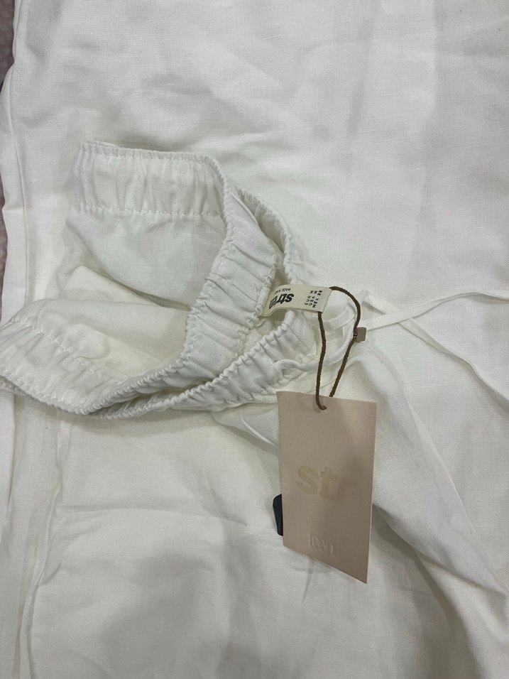 Stradivarius keten pantolon - Görsel 4