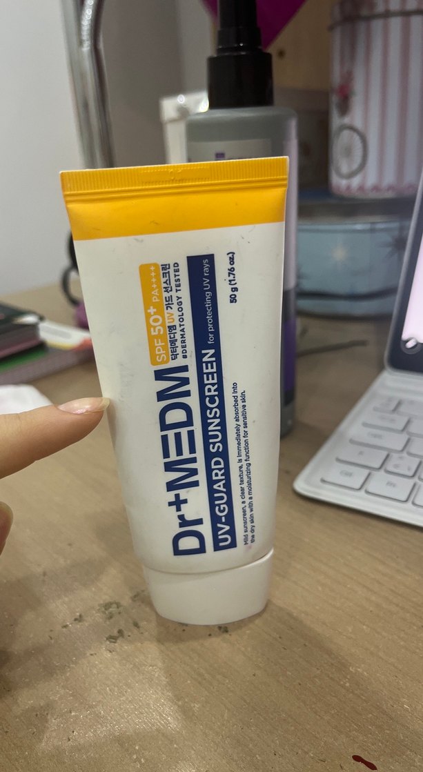 Dr+MEDM SPF 50+ UV Koruyucu Güneş Kremi - Görsel 3