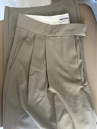 s Beden camel Renk Bershka pantolon