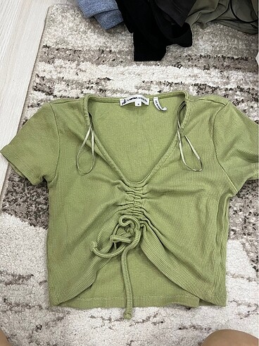 Koton yeşil crop