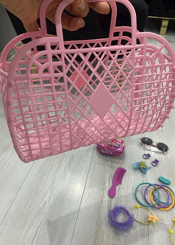 Diğer Renkli Tie-Dye Desenli Elastik Kız Aksesuar Seti